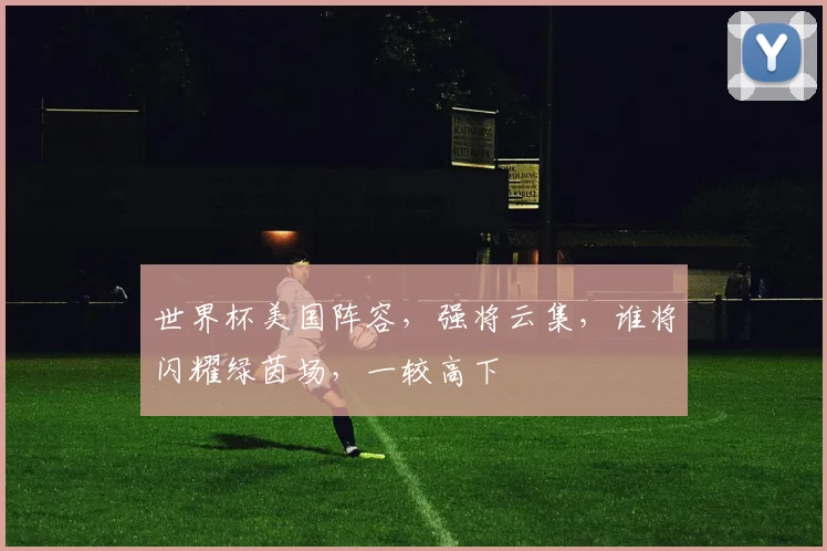 世界杯美国阵容，强将云集，谁将闪耀绿茵场，一较高下